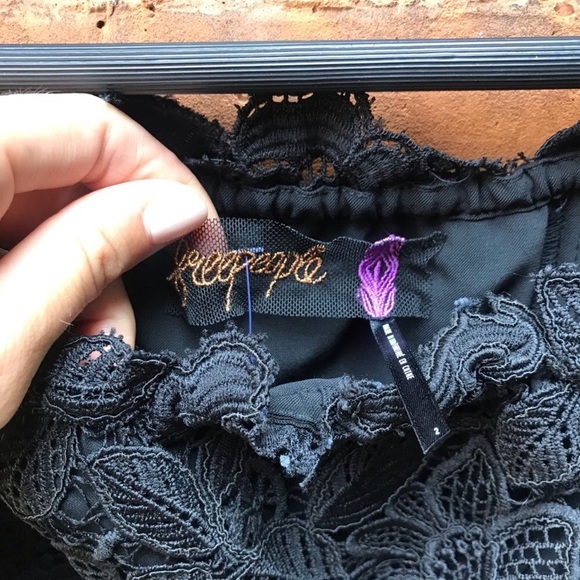 Free People Off Shoulder Lace Dress - Picture 5 of 8